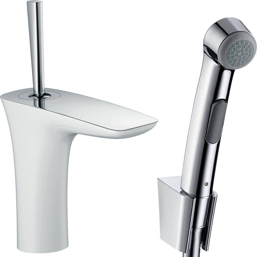 Photo Sink mixer hansgrohe PuraVida 15275400 with hygienic shower