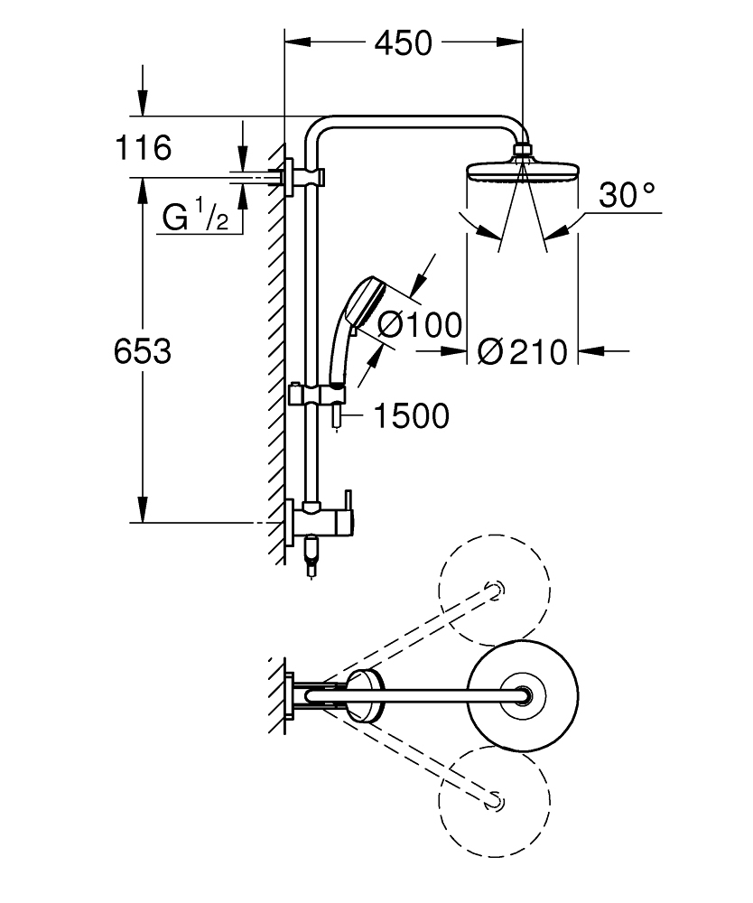 Photo GROHE Retro-fit system 26190001