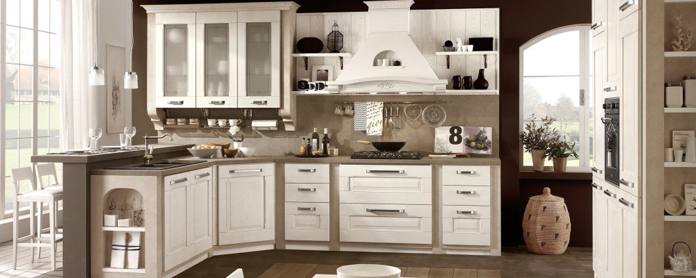 Photo Stosa Aida kitchen straight 420cm