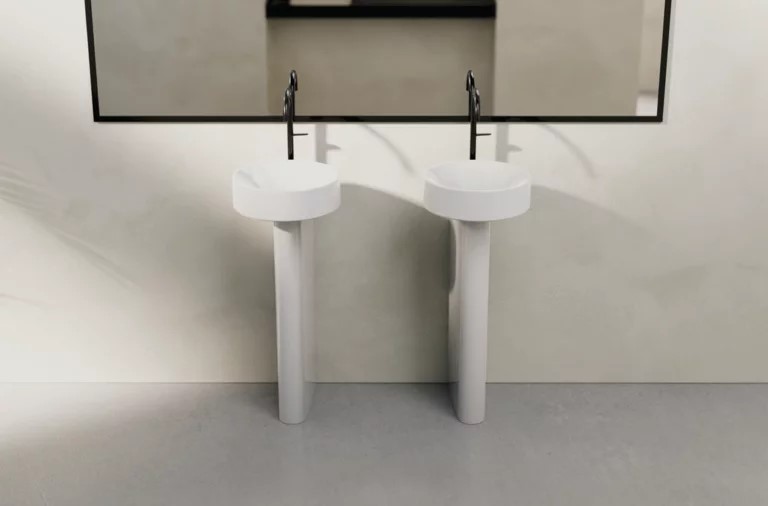 Photo Bette Suno Pedestal 34 A250-000 VK2 sink with pedestal
