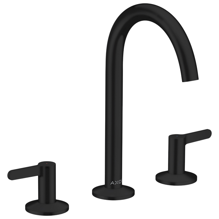 Photo Axor One 48050670 black matte sink mixer