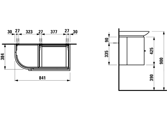 Photo Laufen New Case 4.0153.1.075.463.1 DX (401531)
