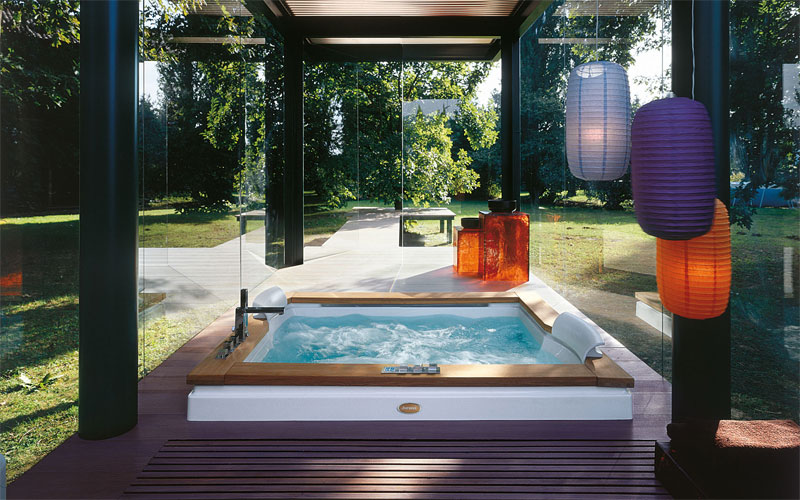 Photo Acrylic bath Jacuzzi Aura PLUS 180x150 9F43-337A