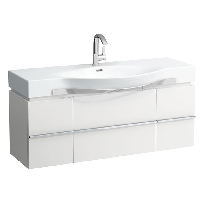 Photo Laufen Palace sink cabinet 120 4.0130.2.075.463.R white