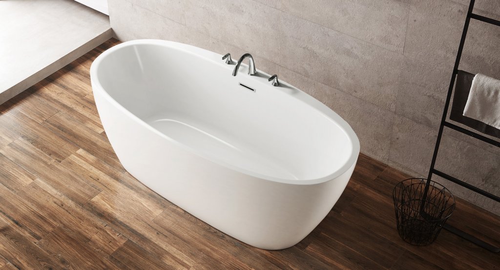 Photo Acrylic bath BelBagno BB404-1700-800