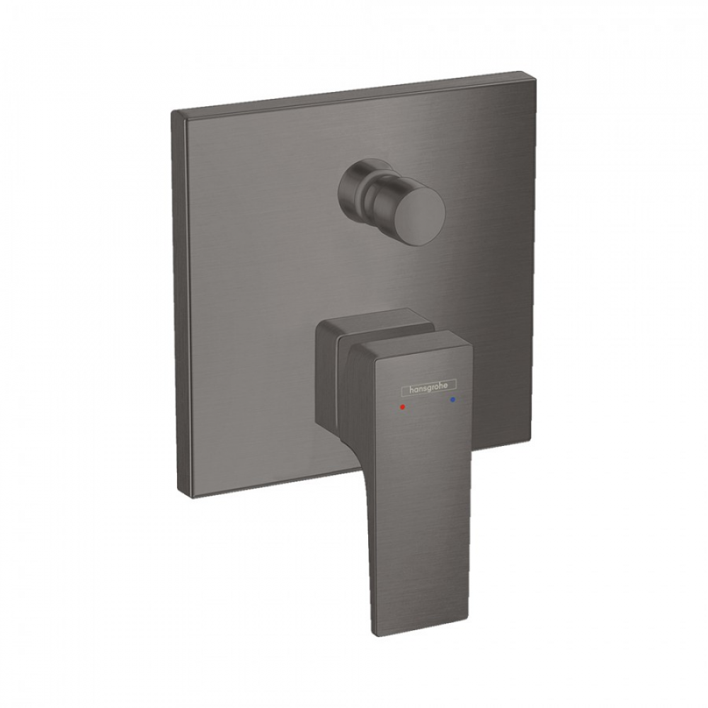 Photo Bath mixer hansgrohe Metropol 32546340 with built-in protective combination, CM, polished black chrome