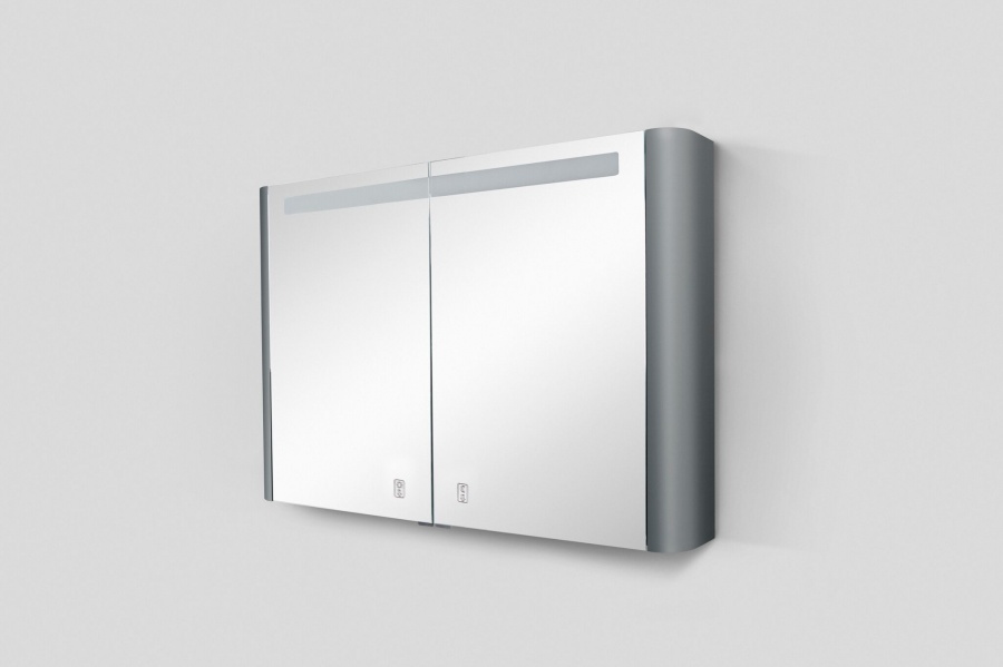 Photo Mirror cabinet AM.PM Sensation M30MCX1001AG anthracite gloss, backlit