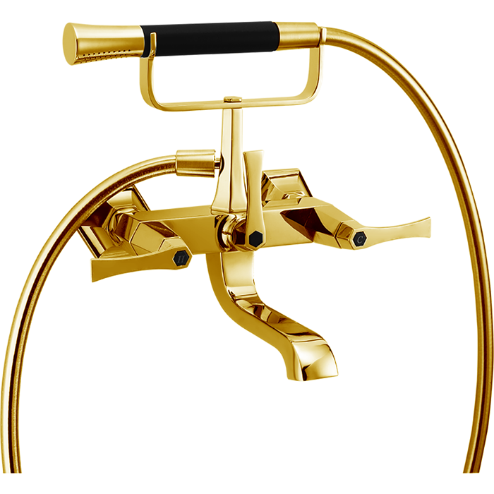 Photo Bath mixer Cisal Cherie CF0001007C gold