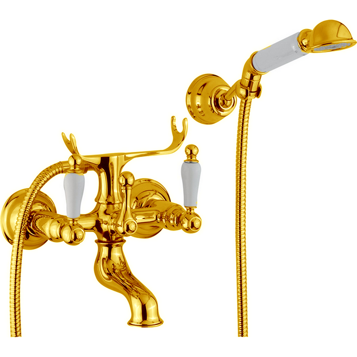 Photo Bath mixer Cisal Arcana Toscana TS00012024 gold