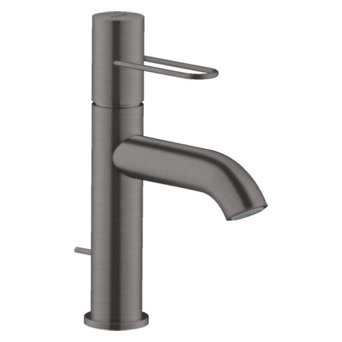 Photo Axor Uno 38023340 grinding black chrome sink mixer