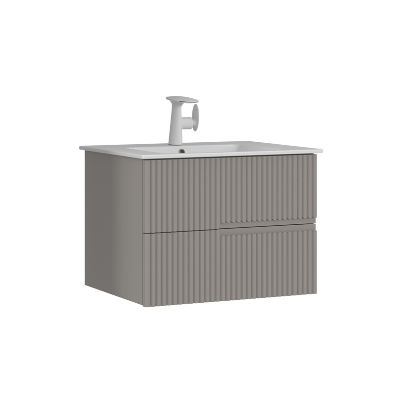 Photo Orka Moonlight sink cabinet 70 5001496 beige matte/white