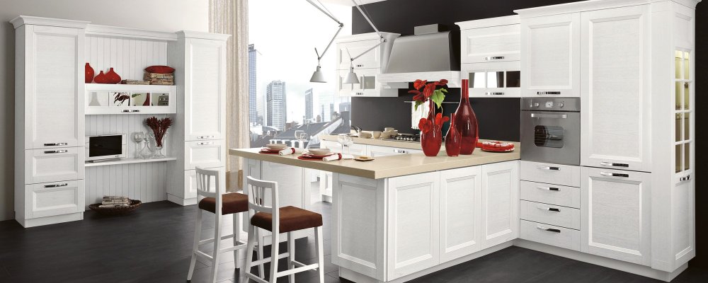 Photo Kitchen Stosa Beverly corner with island