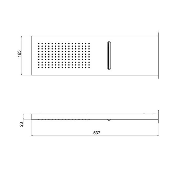 Photo overhead shower Almar E044199.DB matte black