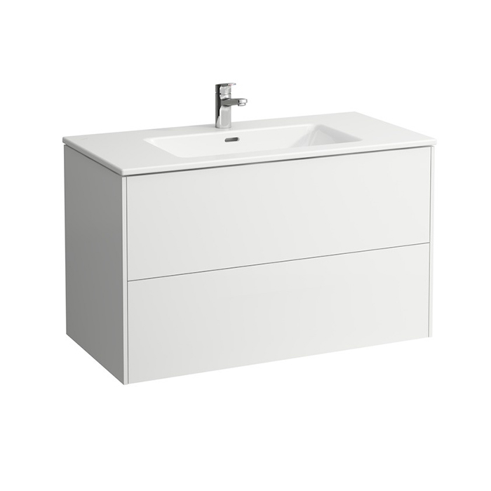 Photo Laufen Pro 100 sink cabinet 8.6496.2.260.104.1 white