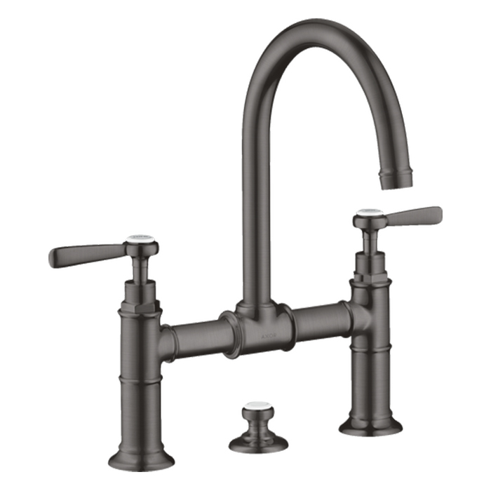 Photo Axor Montreux sink mixer 16511340 grinded black chrome