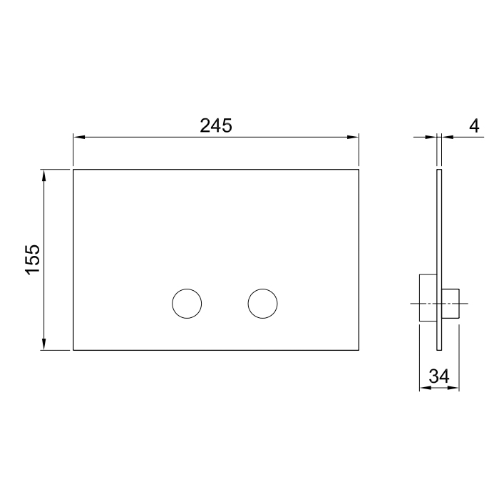 Photo Fantini flush plate AF/21 91 01 8402 gold