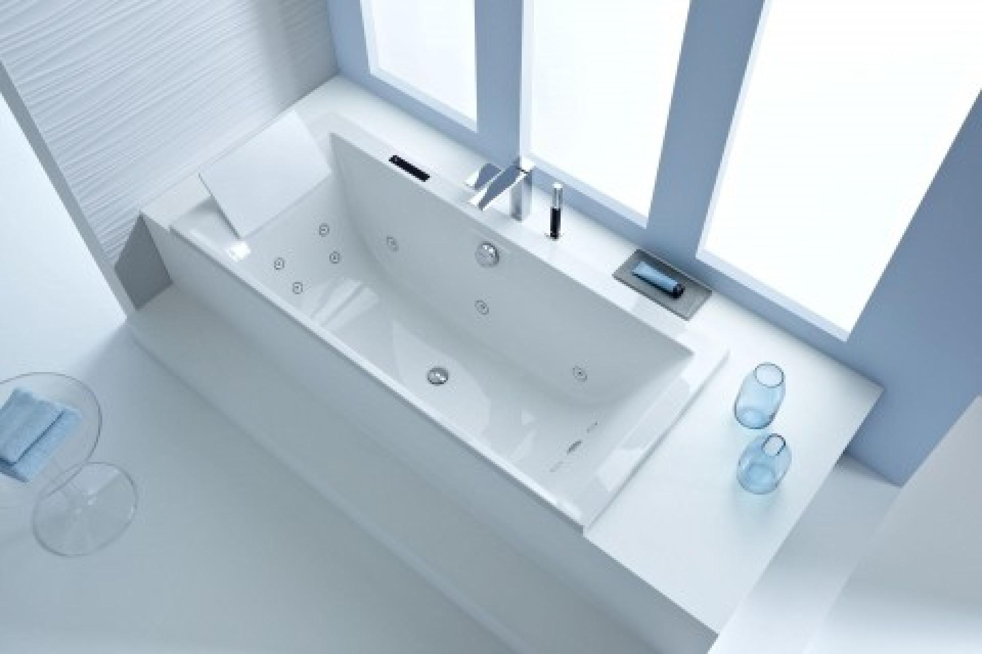 Photo Acrylic bath Jacob Delafon Evok 180x80 E5BC214L-00 with luxe system