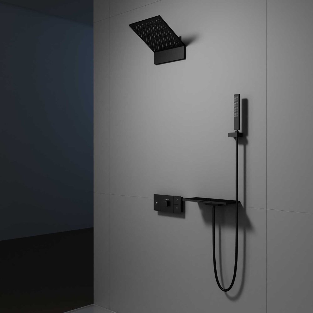 Photo Shower kit Vincea VSFW-2F11TMB matte black