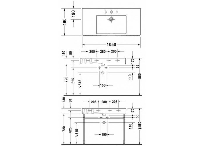 Photo Duravit Vero sink 329100000