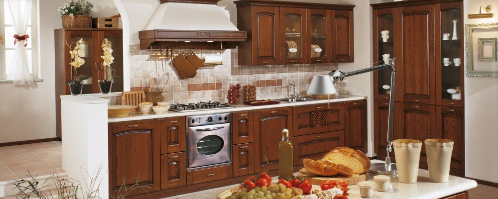 Photo Stosa Focolare kitchen straight 335cm