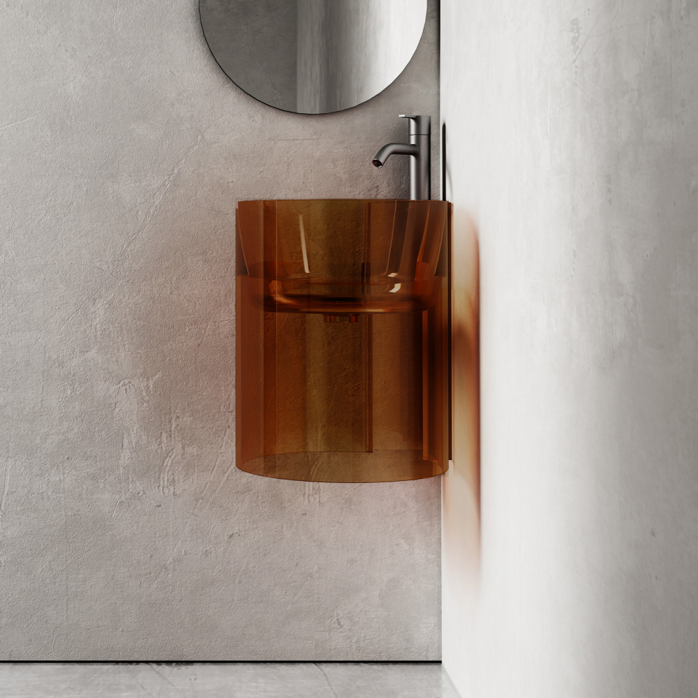 Photo Abber Kristall 42.2 AT2705Opal brown sink