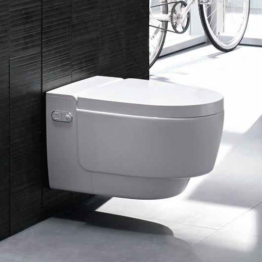 Photo Geberit AquaClean Mera Comfort 146.214.11.1 with seat cover