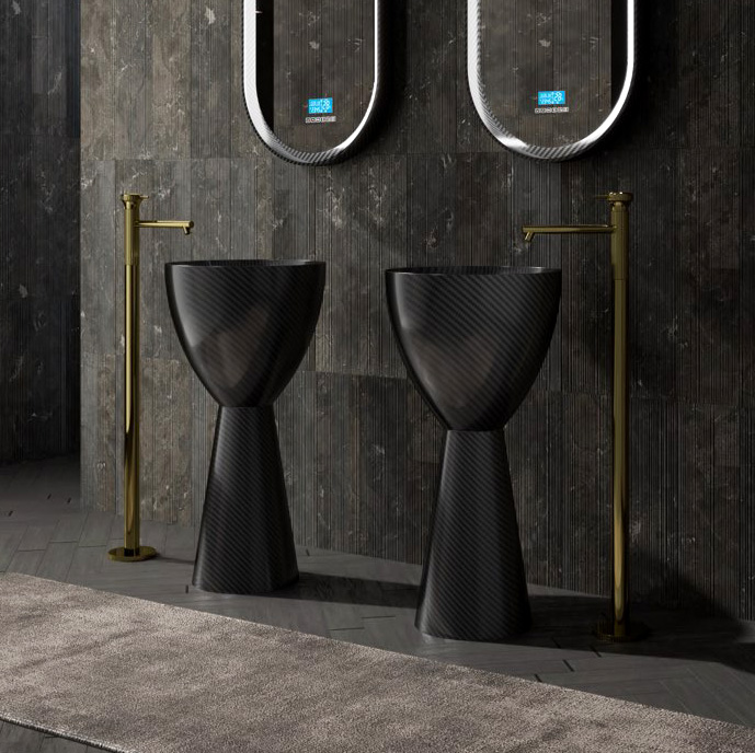 Photo Abber Karbon 45 AK2003 Black sink