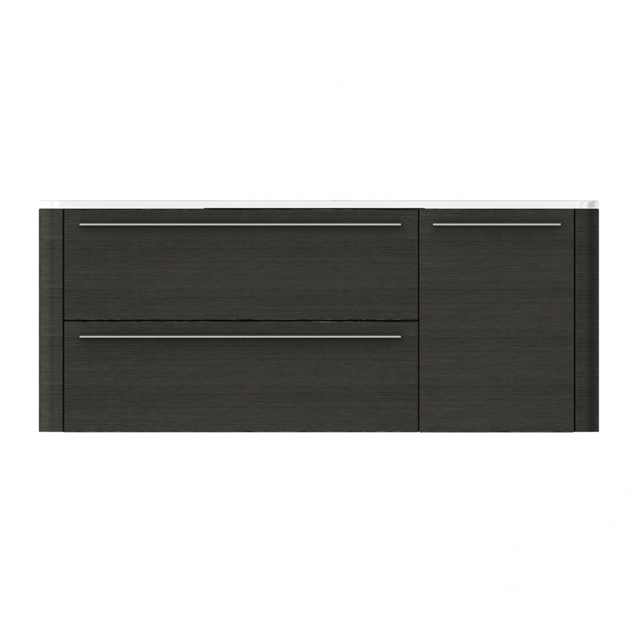 Photo The cabinet under the sink of AM.PM Awe M15FHL1153VF left-sided, Hungarian textured