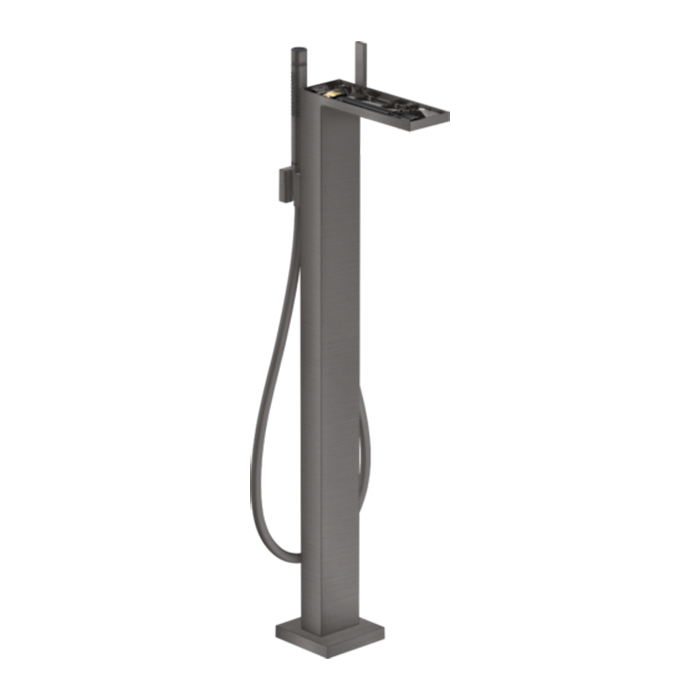 Photo Axor MyEdition 47442340 floor mixer with shower set grinded black chrome