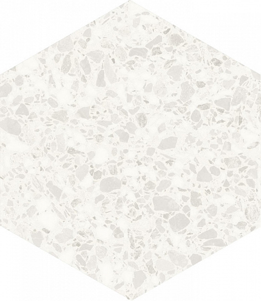 Photo Terrazzo White (123380) 32x36.8 by DNA Tiles