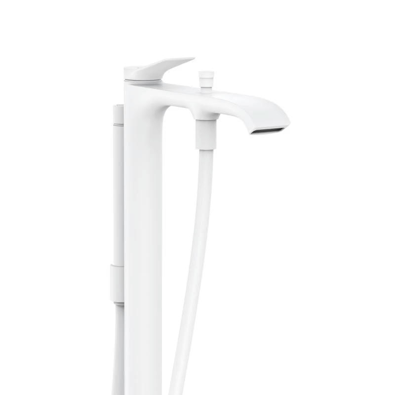 Photo Floor mixer for bath hansgrohe Vivenis 75445700 matte white