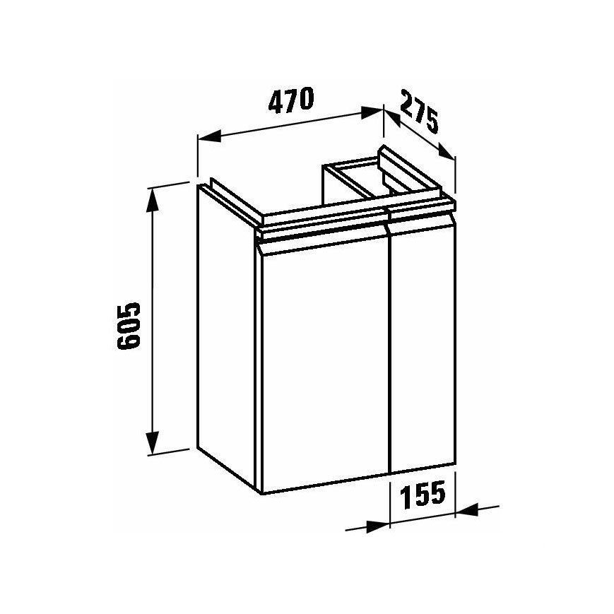 Photo Laufen Pro sink cabinet s 4.8300.2.095.463.1 white