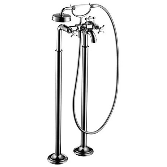 Photo Floor bath mixer Axor Montreux 16547000 with shower set