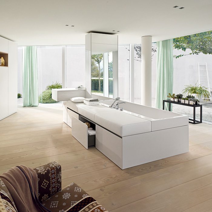 Photo Burgbad Crono 180x130 SEHA180 C0001 F0797 A0095 with a couch
