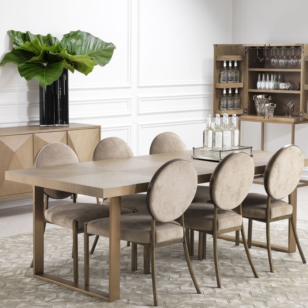 Photo Scribe dining chair (gray-beige)