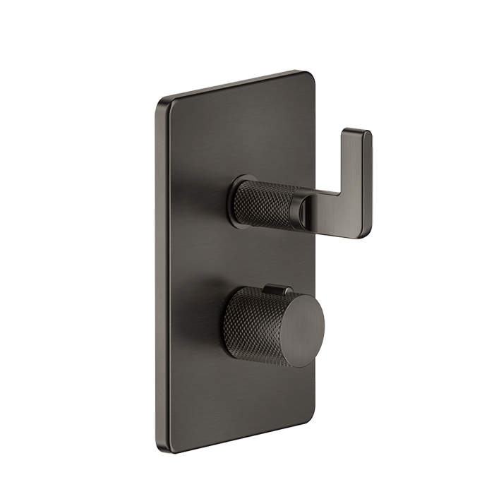 Photo Shower mixer Gessi Inciso 58136#299 black matte