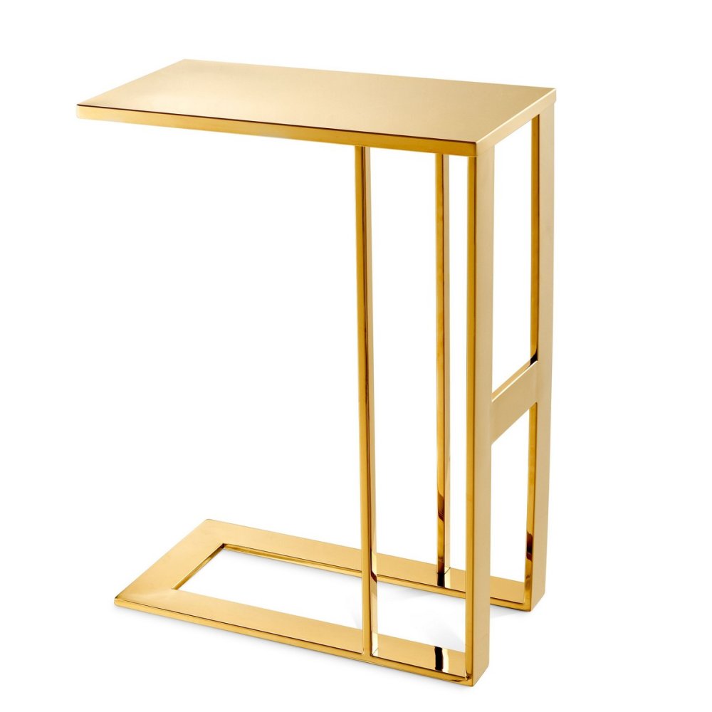 Photo Pierre side table (golden finish)