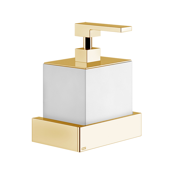 Photo Soap dispenser Gessi Rettangolo 20813 #080 gold