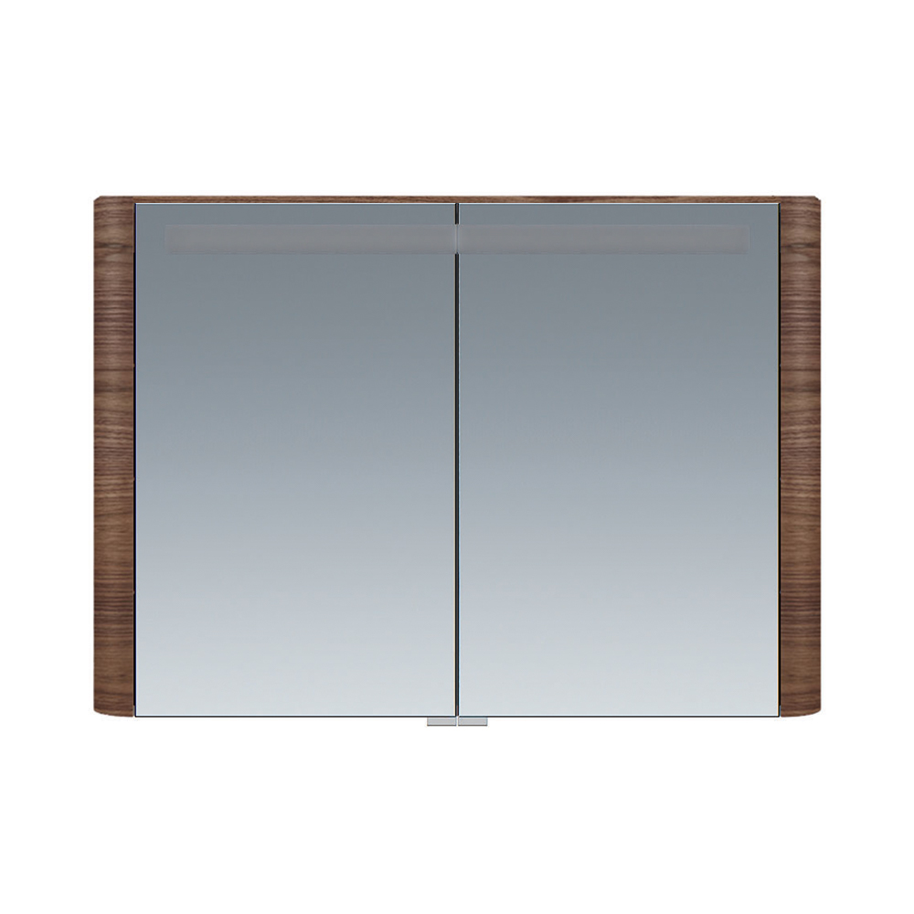 Photo Mirror cabinet AM.PM Sensation M30MCX1001NF nut textured, backlit