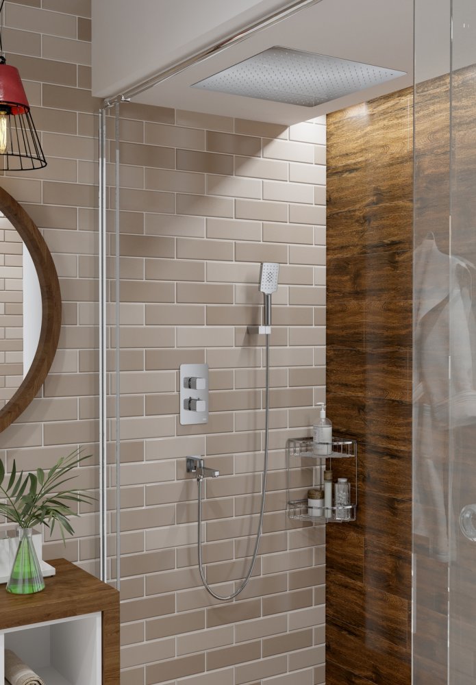 Photo Shower system with Timo Petruma SX-5019/00SM chrome