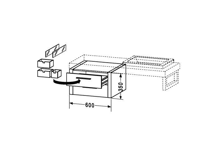 Photo 2-crate cabinet Duravit 2nd FLOOR 2F927605959