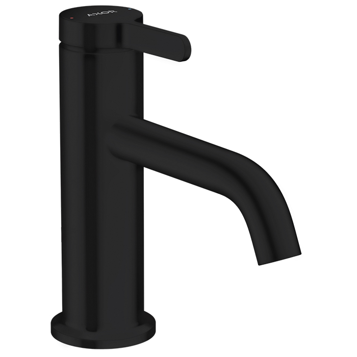 Photo Axor One 48001670 black matte sink mixer