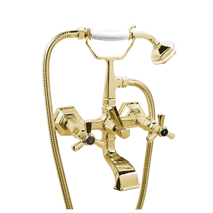 Photo Bath mixer Stella Eccelsa EC 02207 AU00 gold