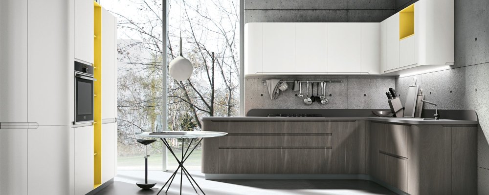 Photo Kitchen Stosa Bring corner 375 by 215cm