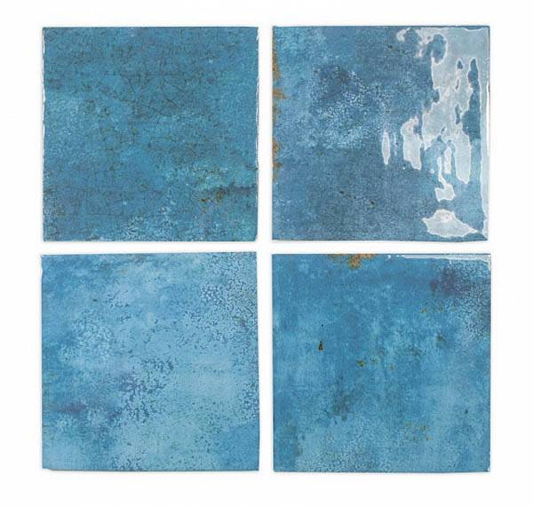 Photo ENAMEL SQUARE OCEAN (123077) 12.5x12.5 by DNA Tiles