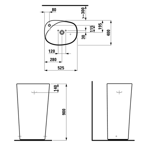 Photo Laufen Palomba 8.1180.3.000 sink. 104. 1st