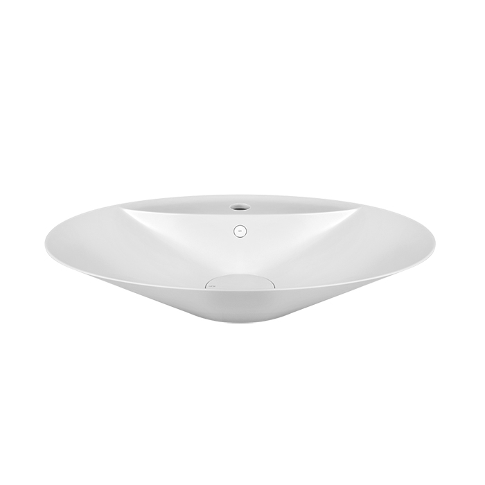 Photo Gessi Cono sink 75 cm 45905#521 white matte