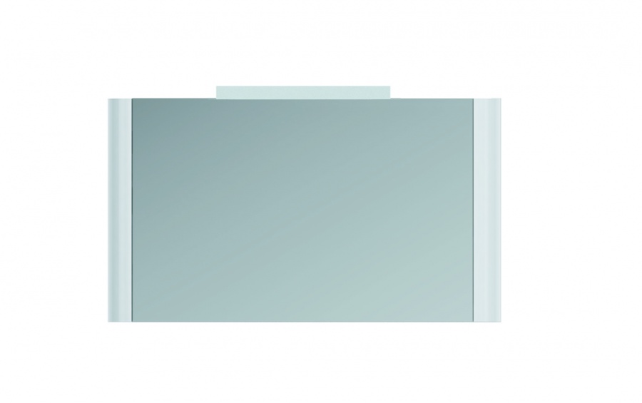 Photo Mirror cabinet with backlit AM.PM Awe M15MCX0801WF white textured