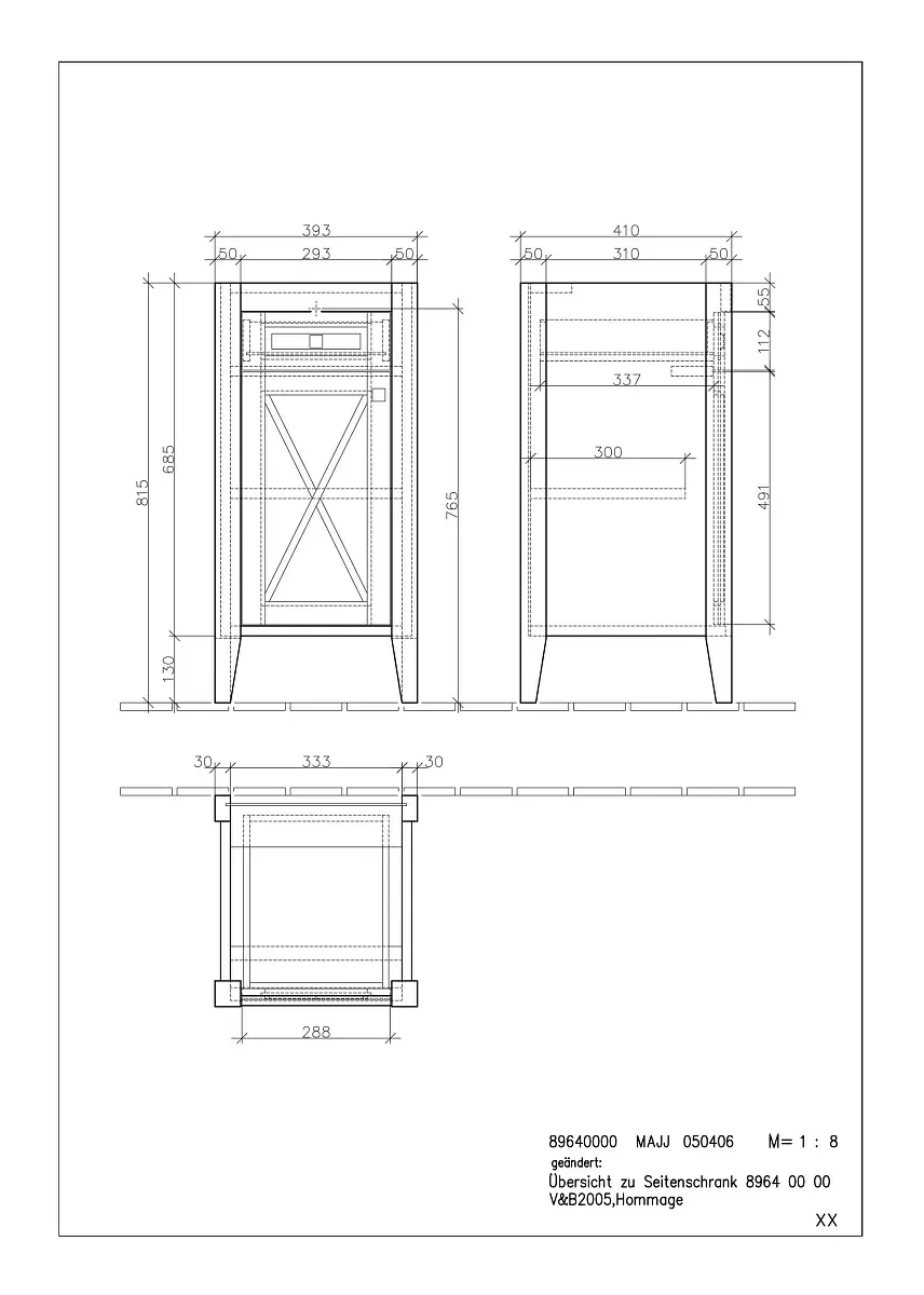 Photo Tube Villeroy & Boch CX Hommage 89641101, nut