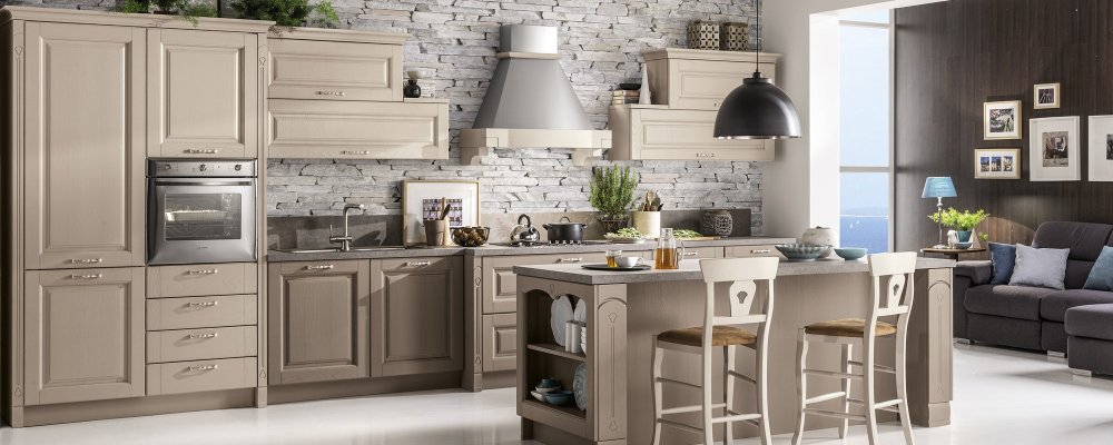 Photo Stosa Bolgheri kitchen straight 390cm